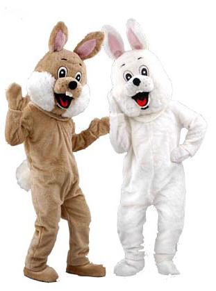 MASCOTTE-LAPIN-BRUIN