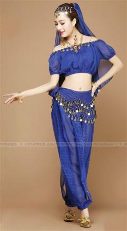 BELLY DANS BLAUW