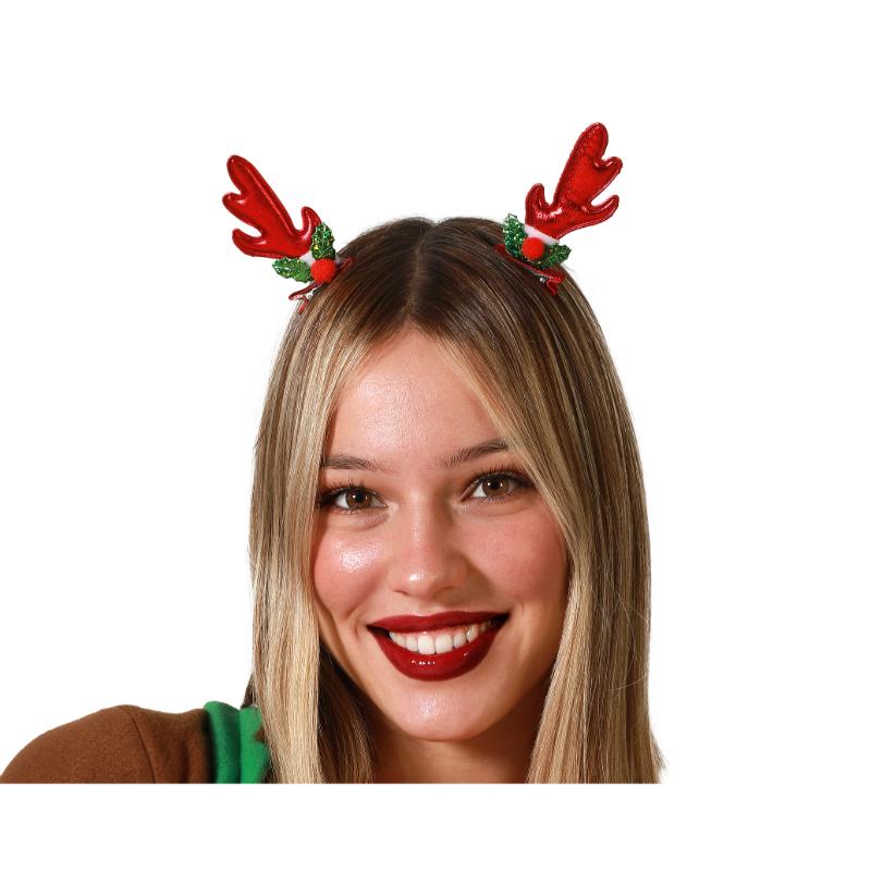 HAAR CLIP ROOD HOREN