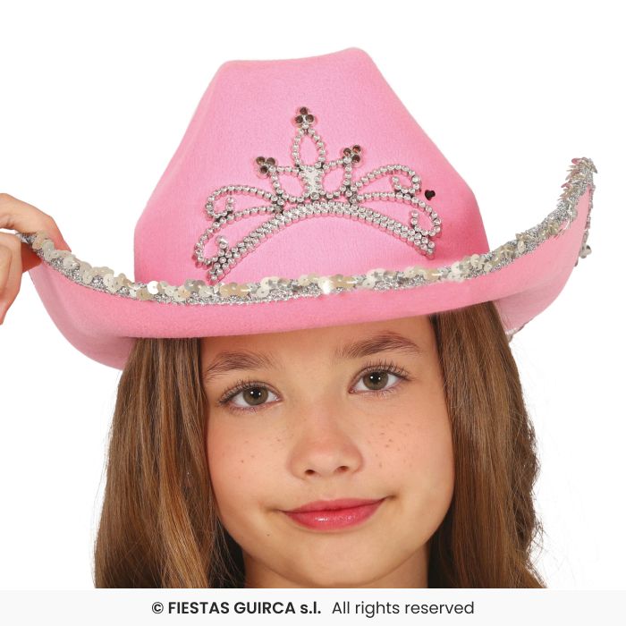 COWBOYHOED KIND ROSE PAILLET