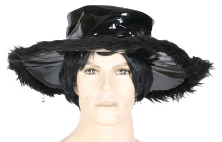 DISCOHOED ZWARTE LAK