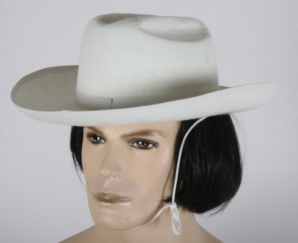 COWBOYHOED WIT ADULT VILT