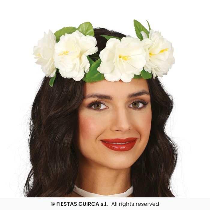 TIARA WHITE FLOWERS