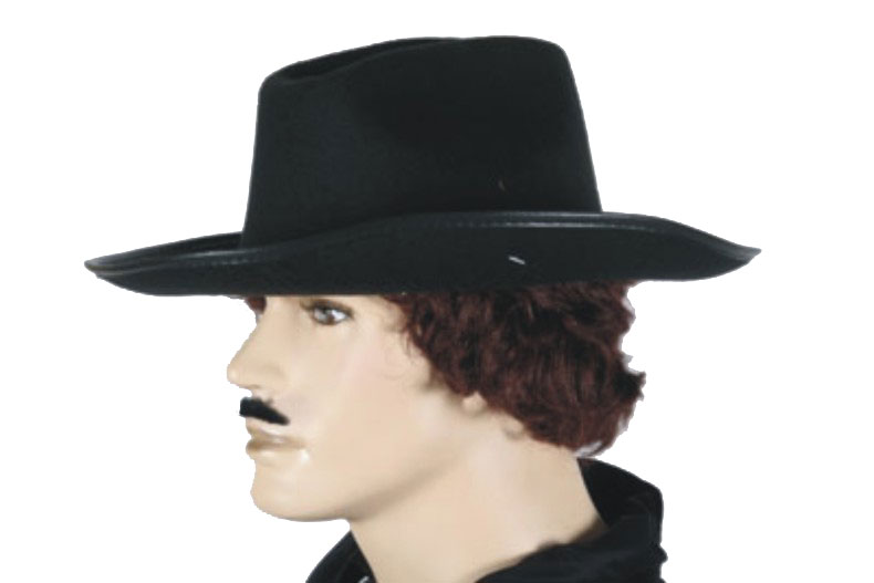 COWBOYHOED BLACK ADULT VILT