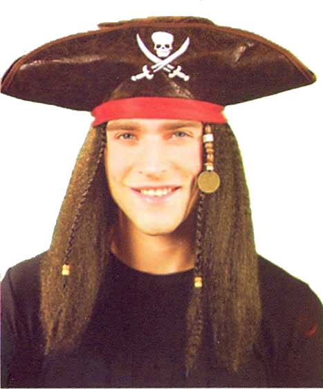 PIRAAT HOED SPARROW MET HAAR