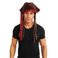 HOED PIRAAT MET DREADLOCK