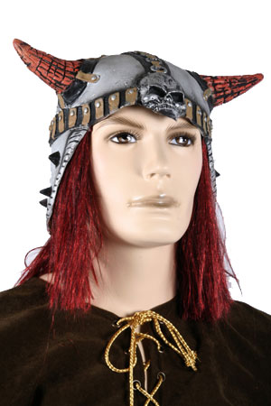 HORROR SKULHOED MET HAAR