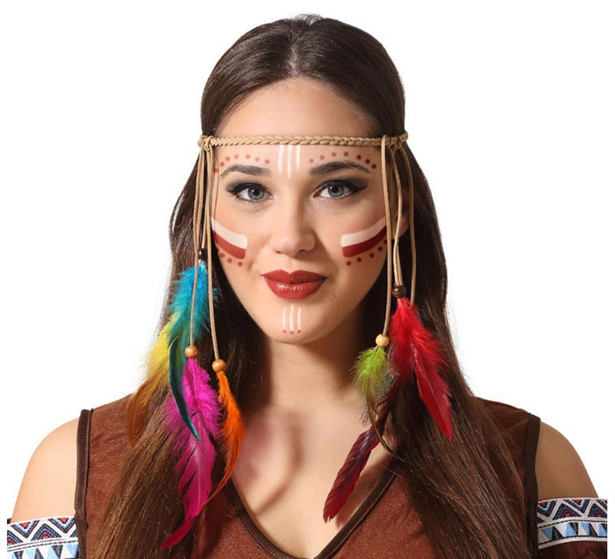 INDIAANSE BAND MET PLUIMEN