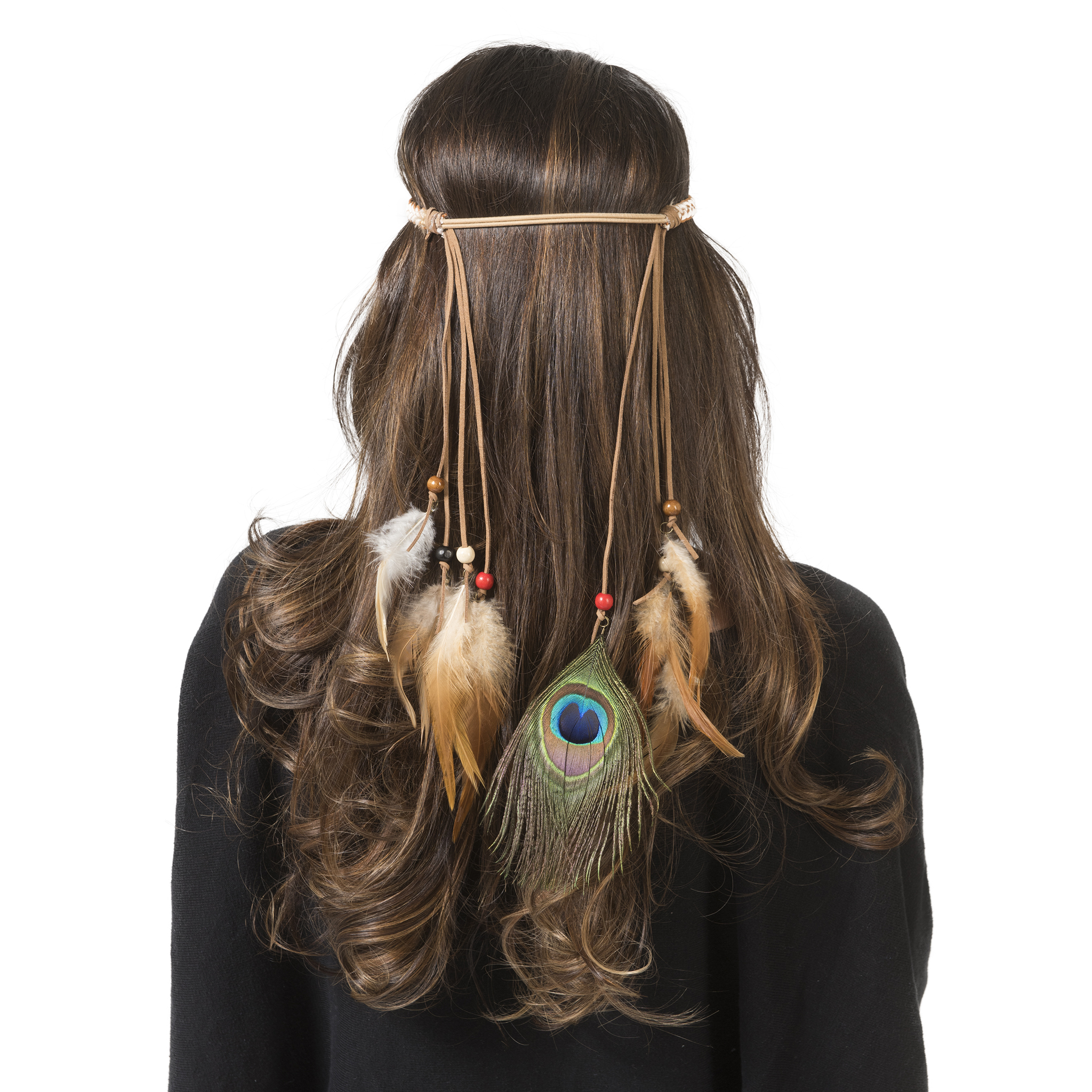 HOOFDBAND MET VEERTJES