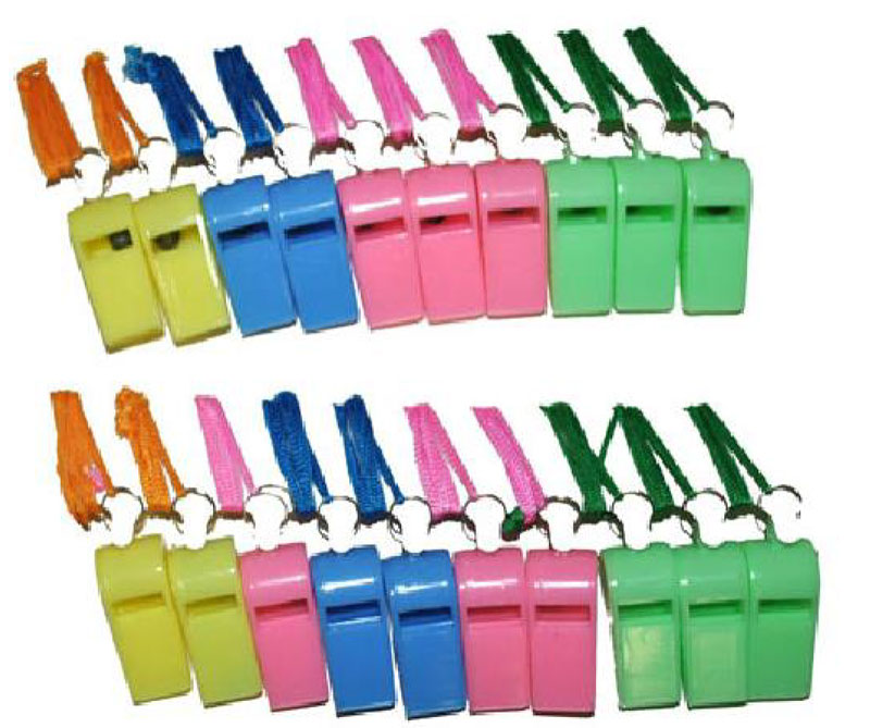 FLUITJE PLASTIC MET BAL 24STUKS