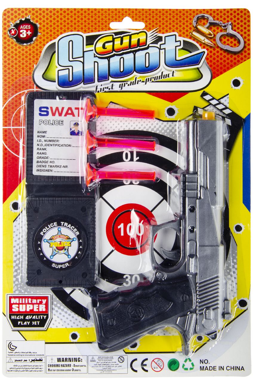 PISTOOL MET ACC. OP KAART