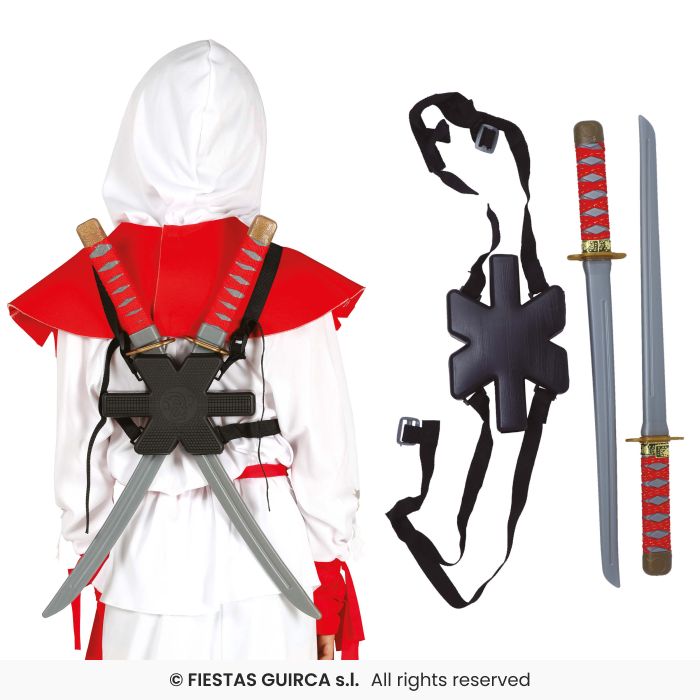 NINJA ZWAARDEN OP RUG