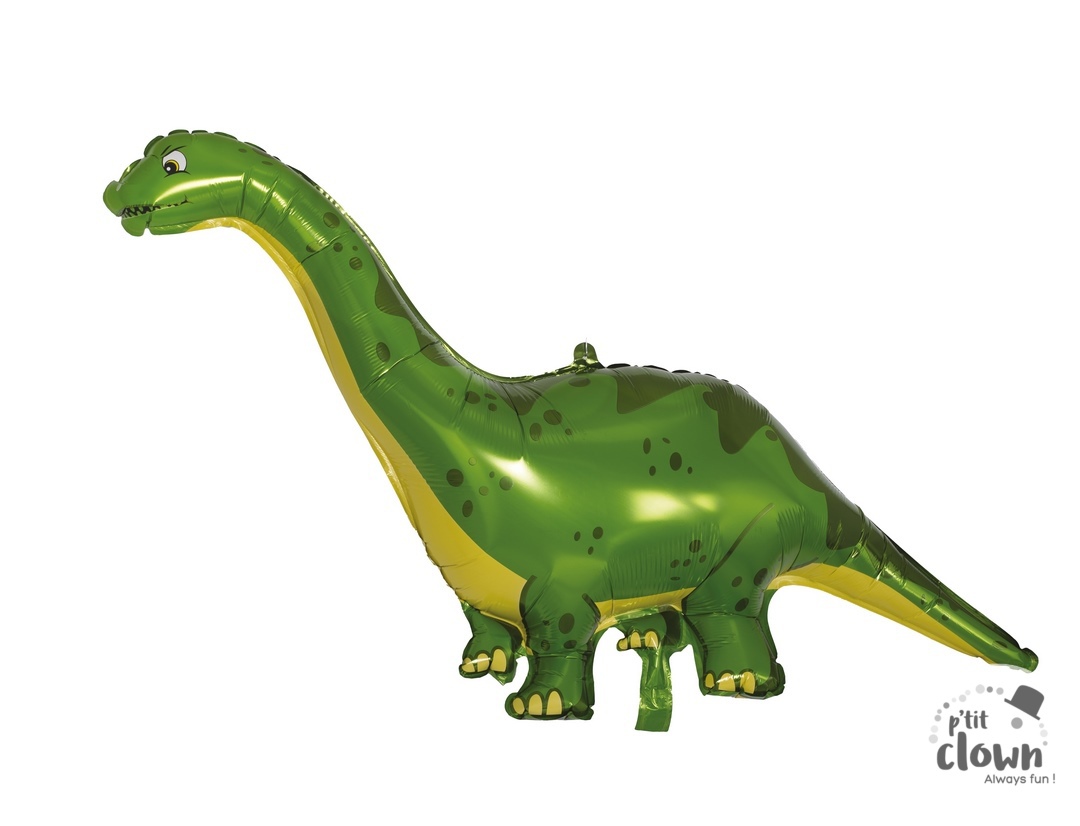 BALLON ALUMINIUM DINO 107CM OP 66CM