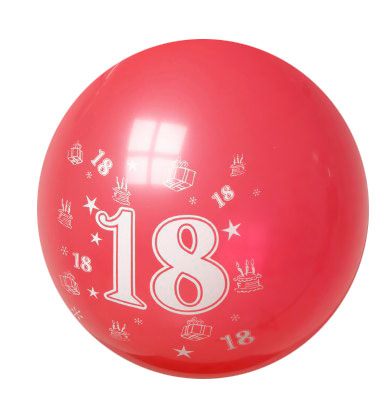 BALLON 90CM NR 18 HELIUM
