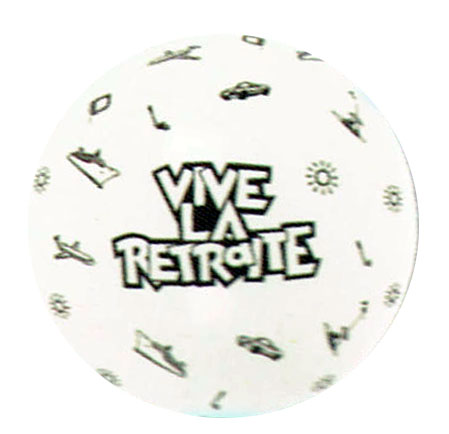 BALLON 90CM VIVE LA RETRAITE EC