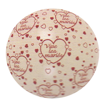 BALLON 90CM VIVE LES MARIES IVOOR HELIUM