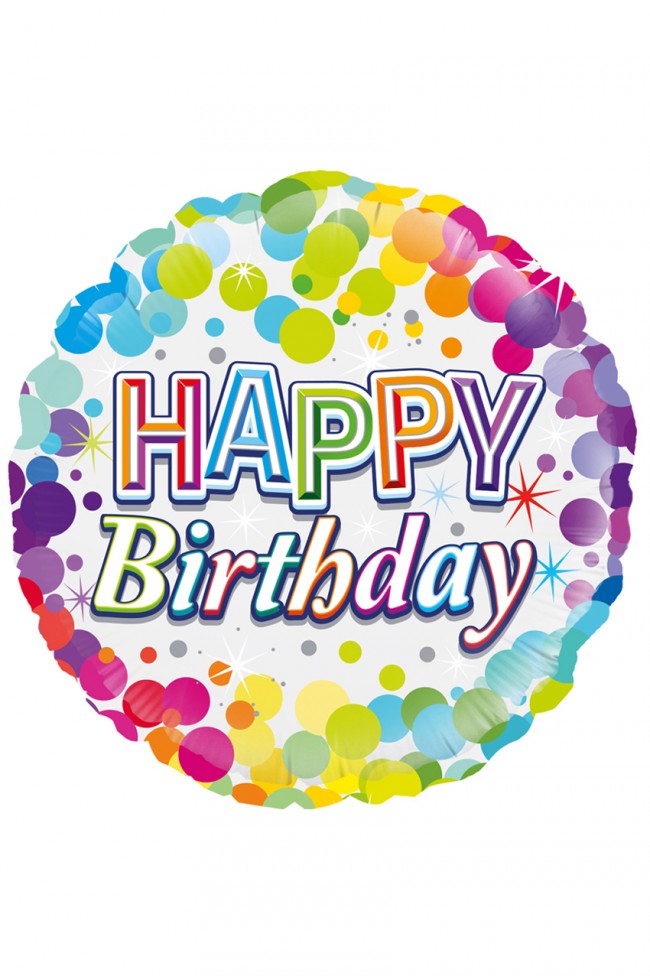 FOLIE BALLON HAPPY BIRTHDAY