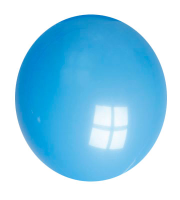 PASTELBALLON 30CM D.BLAUW