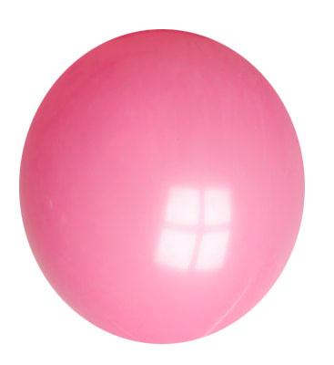 DECOBALLON 30CM FUSIA 25ST/ZAK