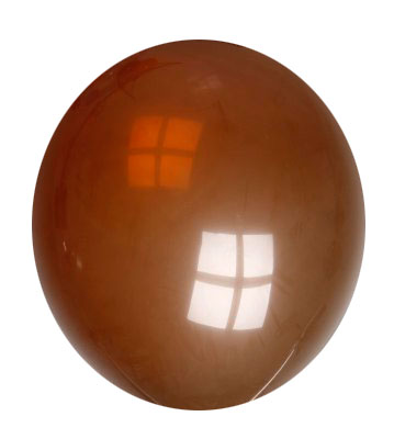 DECOBALLON 30CM BRUIN 25ST/ZAK