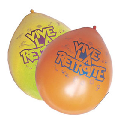 BEDRUKT RETRAITE 30CM/8ST