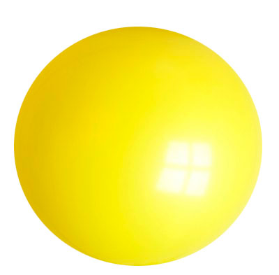 BALLON 90CM GEEL