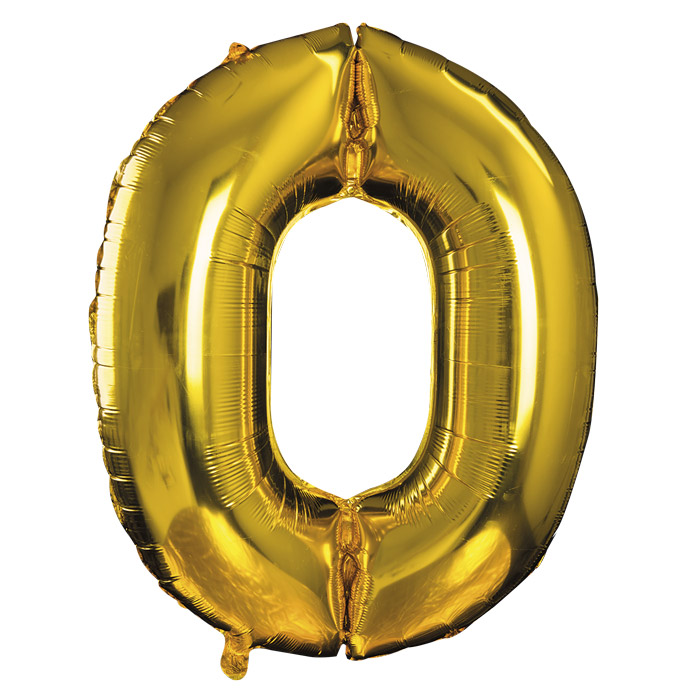 CIJFERBALLON 86CM NR 0