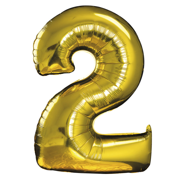 CIJFERBALLON 86CM NR 2