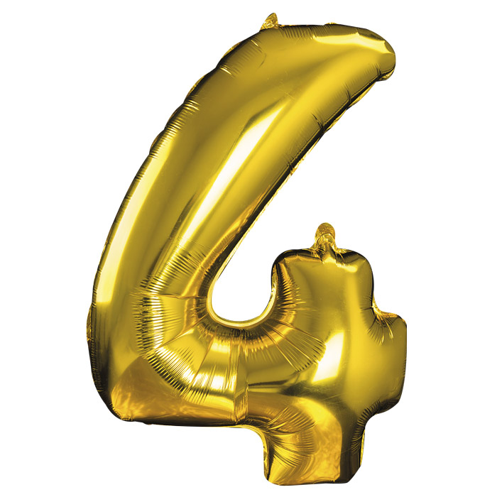 CIJFERBALLON 86CM NR 4