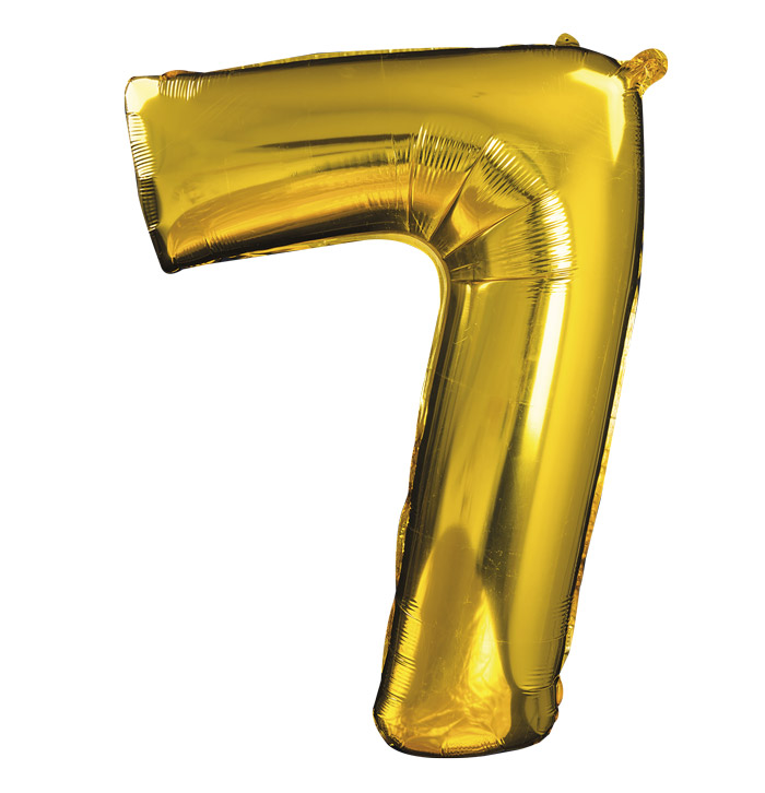 CIJFERBALLON 86CM NR 7