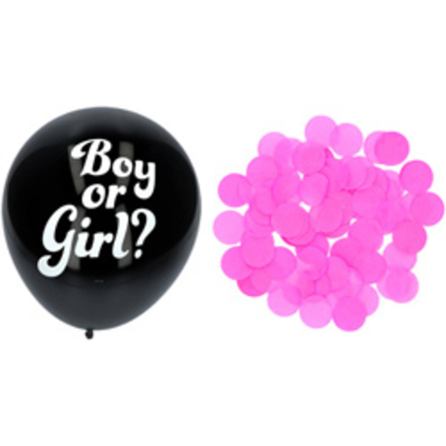 GENDER REVEAL BALLON MEISJE 41CM