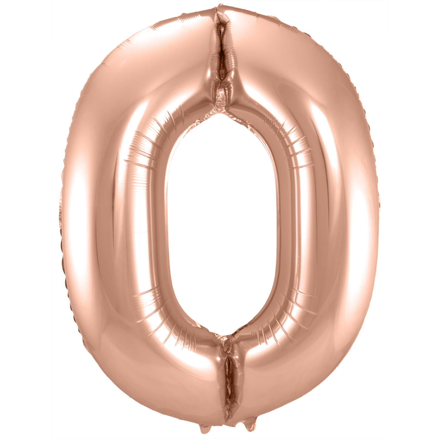 CIJFERBALLON ROSE GOLD NR 0