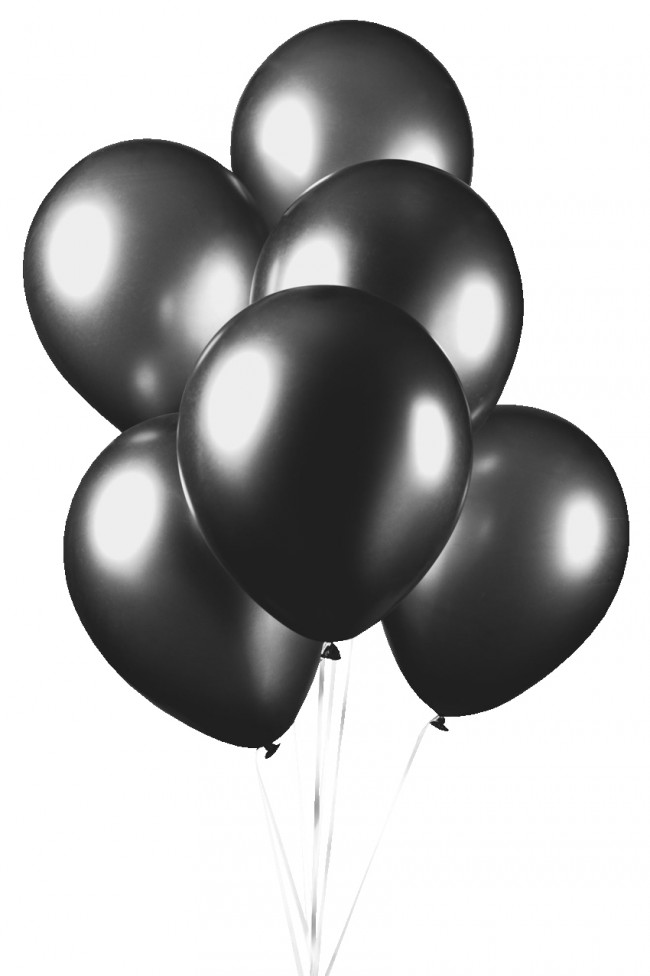 50 BALLONNEN ZWART