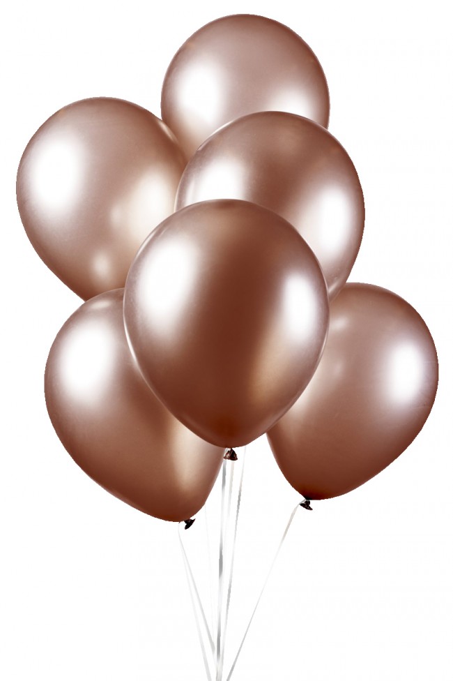 50 BALLONNEN KOPER METALLIC