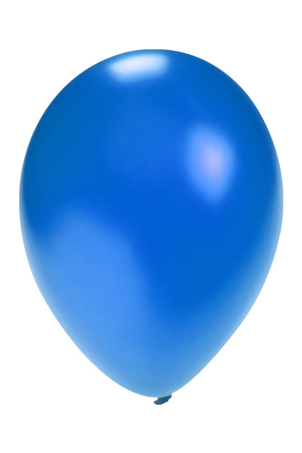 50 BALLONNEN BLAUW METALLIC
