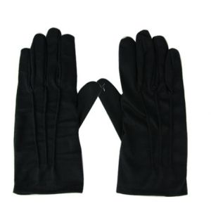 HANDSCHOEN K ZWART KATOEN