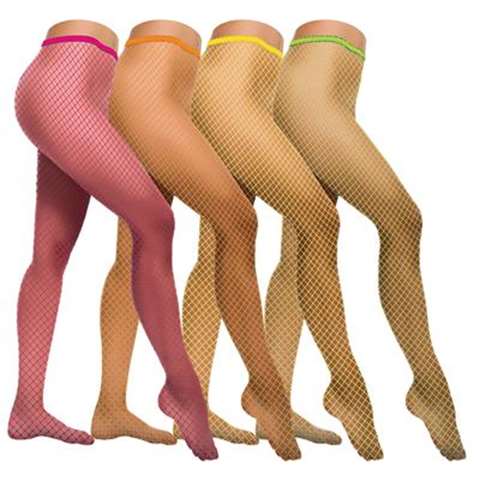 NET PANTY FLUO GROEN OF ORANJE OF ROZE