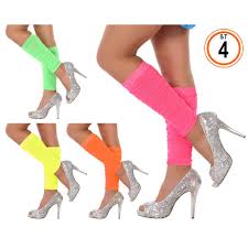 BEENWARMERS FLUO MULT KLEUREN