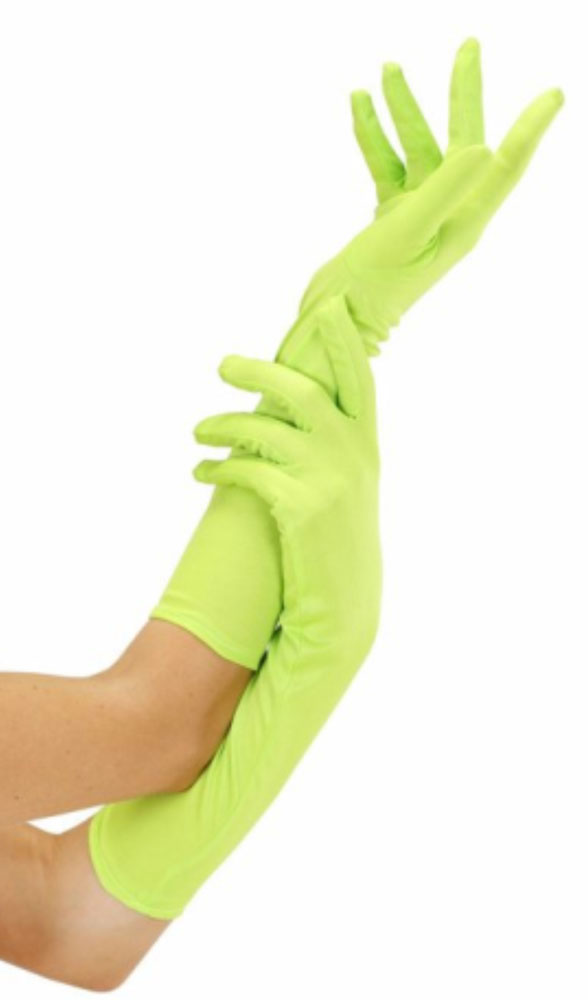 HANDSCHOEN LANG NEON GROEN