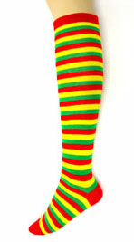 KNIEKOUS CLOWN RED/YELLOW-GREEN