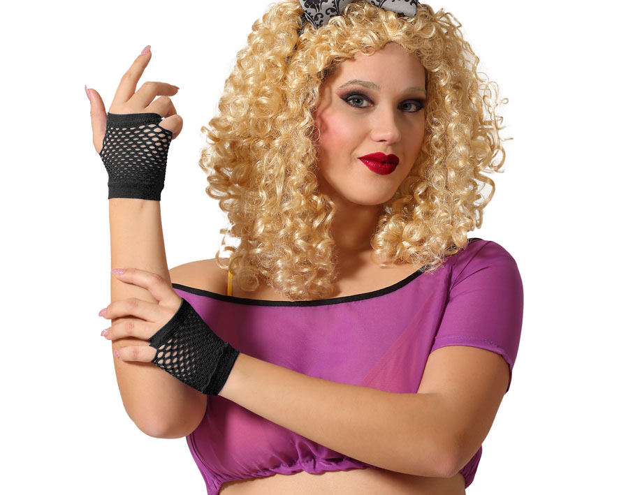 VINGERLOOS ZWART KORT NETHANDSCHOEN