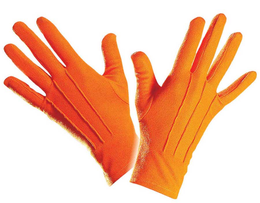 CLOWN HANDSHOEN ORANJE