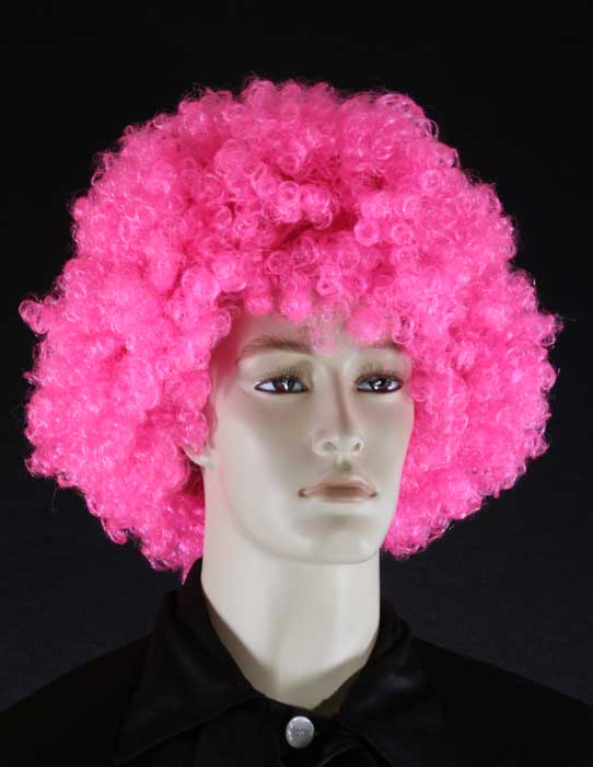 PRUIK AFRO PINK