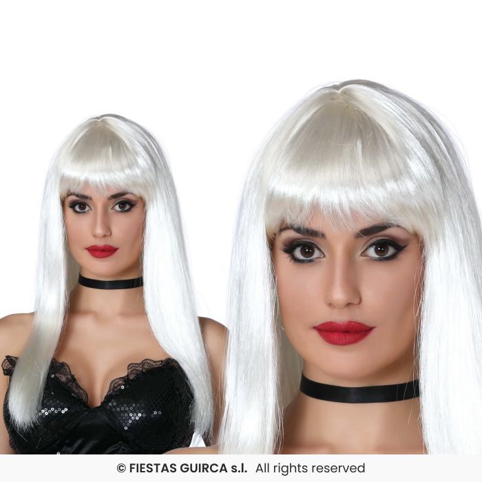 PRUIK LANGE WIT