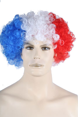 PRUIK TRICOLOR -BLEU - WHITE- RED