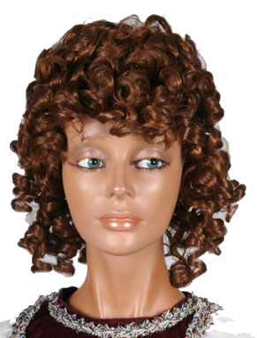 PRUIK KRUL KORT BRUIN