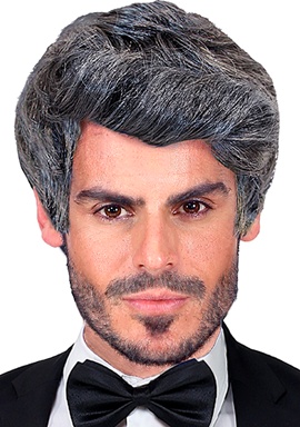 PRUIK GRIJS GENTLEMEN