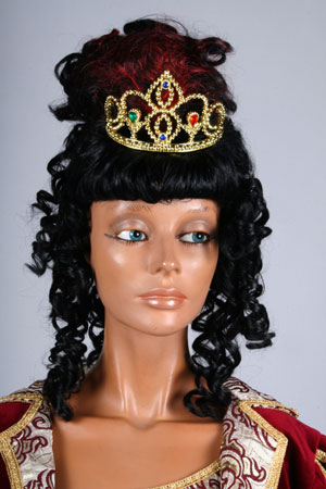 PRUIK POMPADOUR ZWART