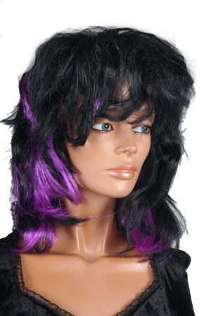 PRUIK MECHE ZWART-PAARS