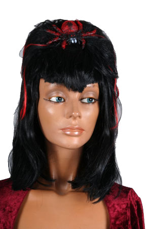 PRUIK HEKS SPIN ZWART